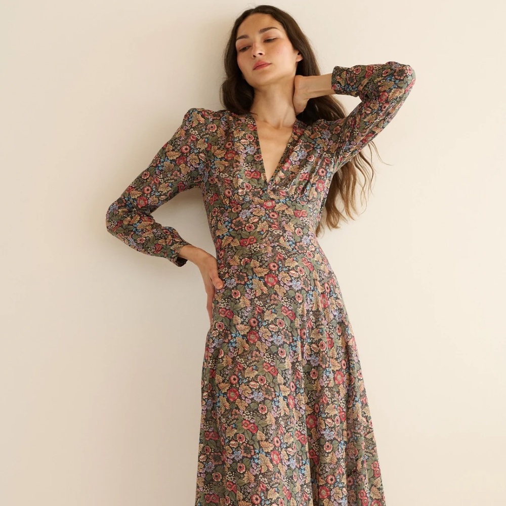 NEW Doen Charleston Wildberry Thicket dress